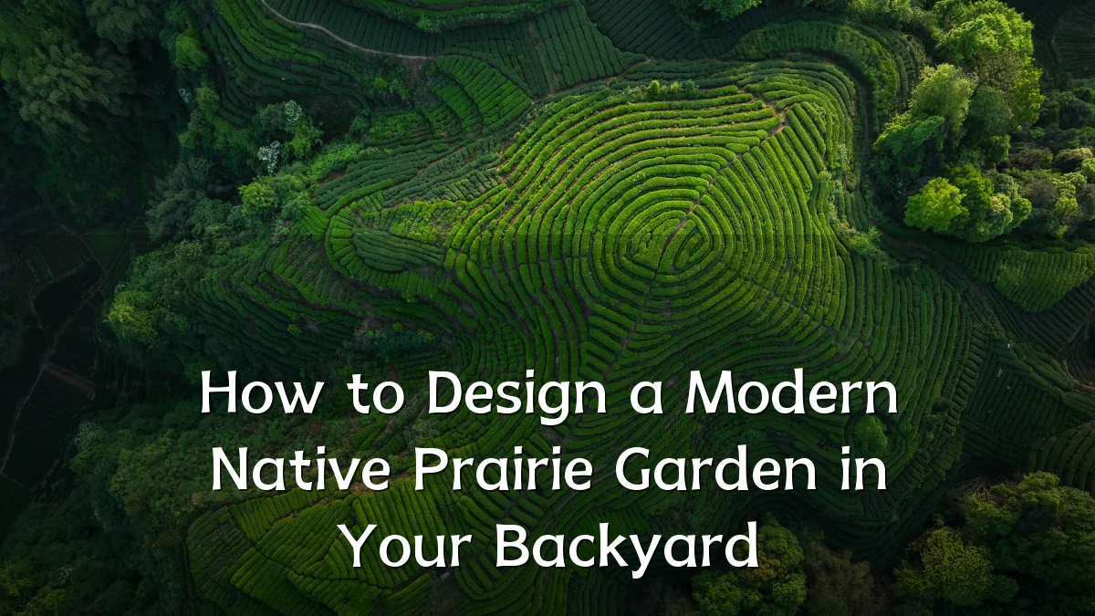 How to Design a Modern Native Prairie Garden in Your Backyard