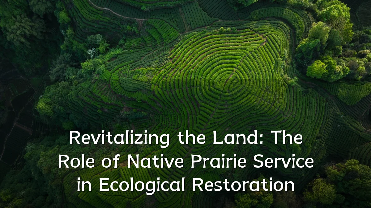 Revitalizing the Land: The Role of Native Prairie Service in Ecological Restoration