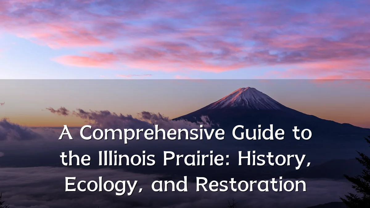 A Comprehensive Guide to the Illinois Prairie: History, Ecology, and Restoration