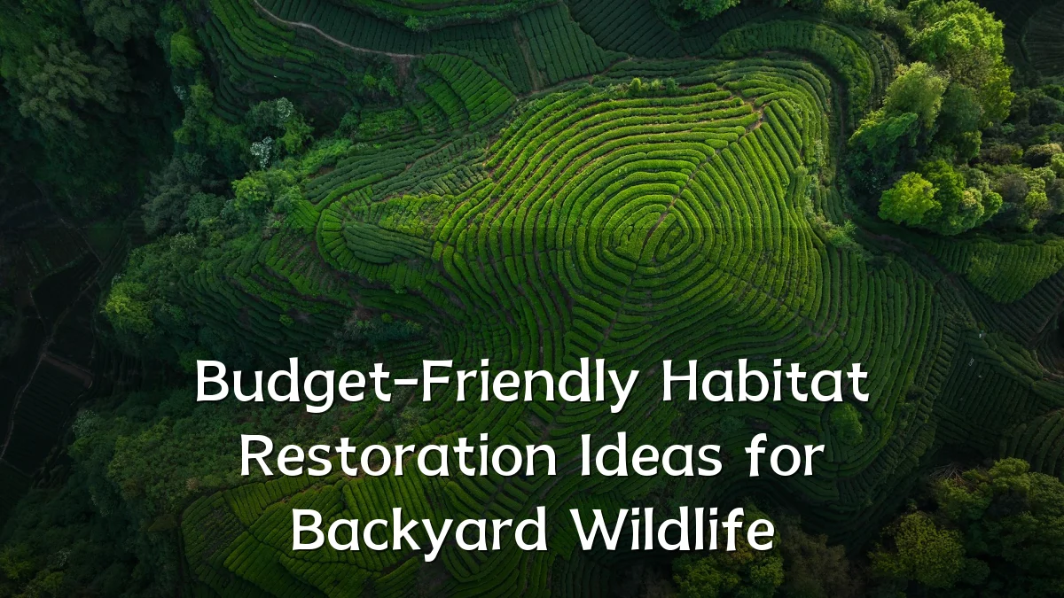 Budget-Friendly Habitat Restoration Ideas for Backyard Wildlife