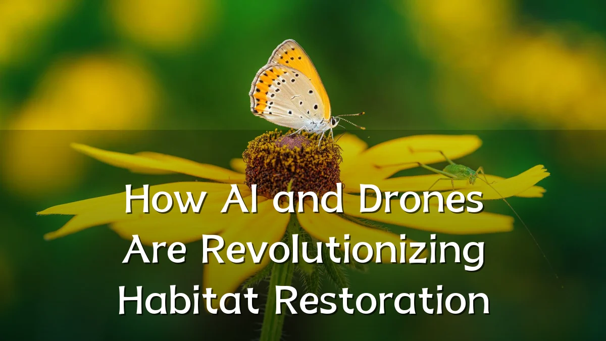 How AI and Drones Are Revolutionizing Habitat Restoration