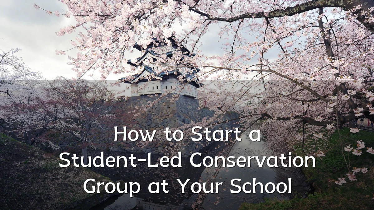 How to Start a Student-Led Conservation Group at Your School