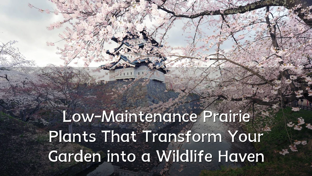 Low-Maintenance Prairie Plants That Transform Your Garden into a Wildlife Haven