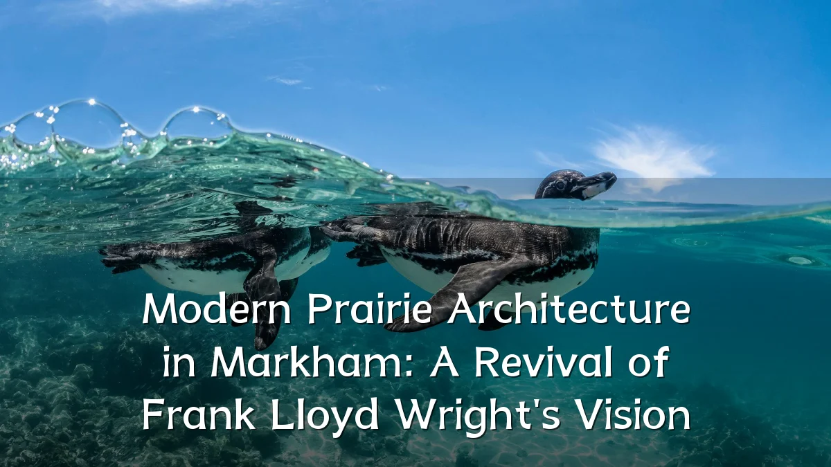 Modern Prairie Architecture in Markham: A Revival of Frank Lloyd Wright's Vision