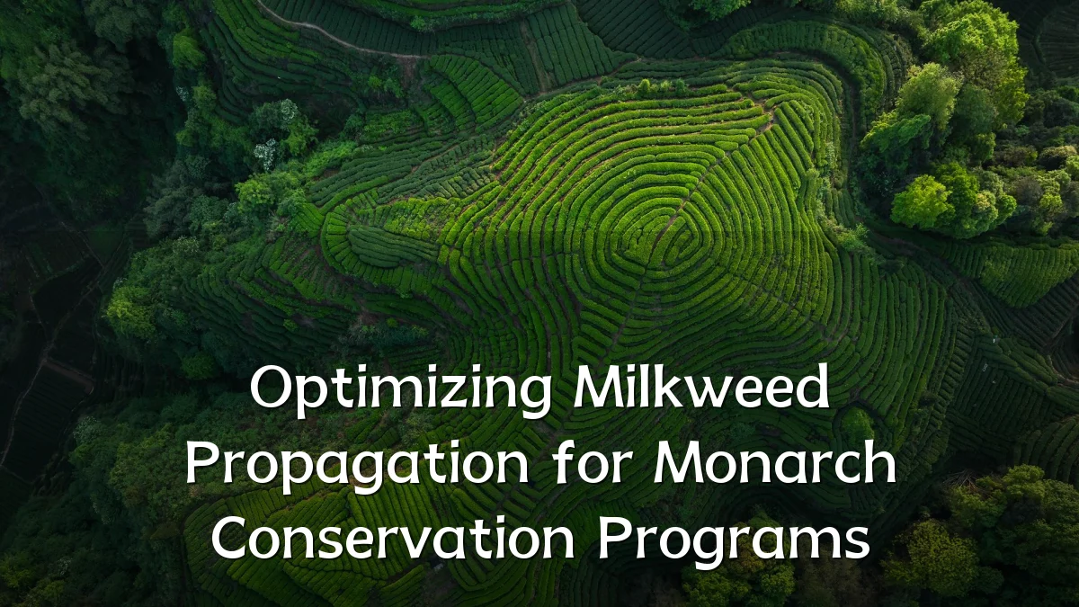 Optimizing Milkweed Propagation for Monarch Conservation Programs