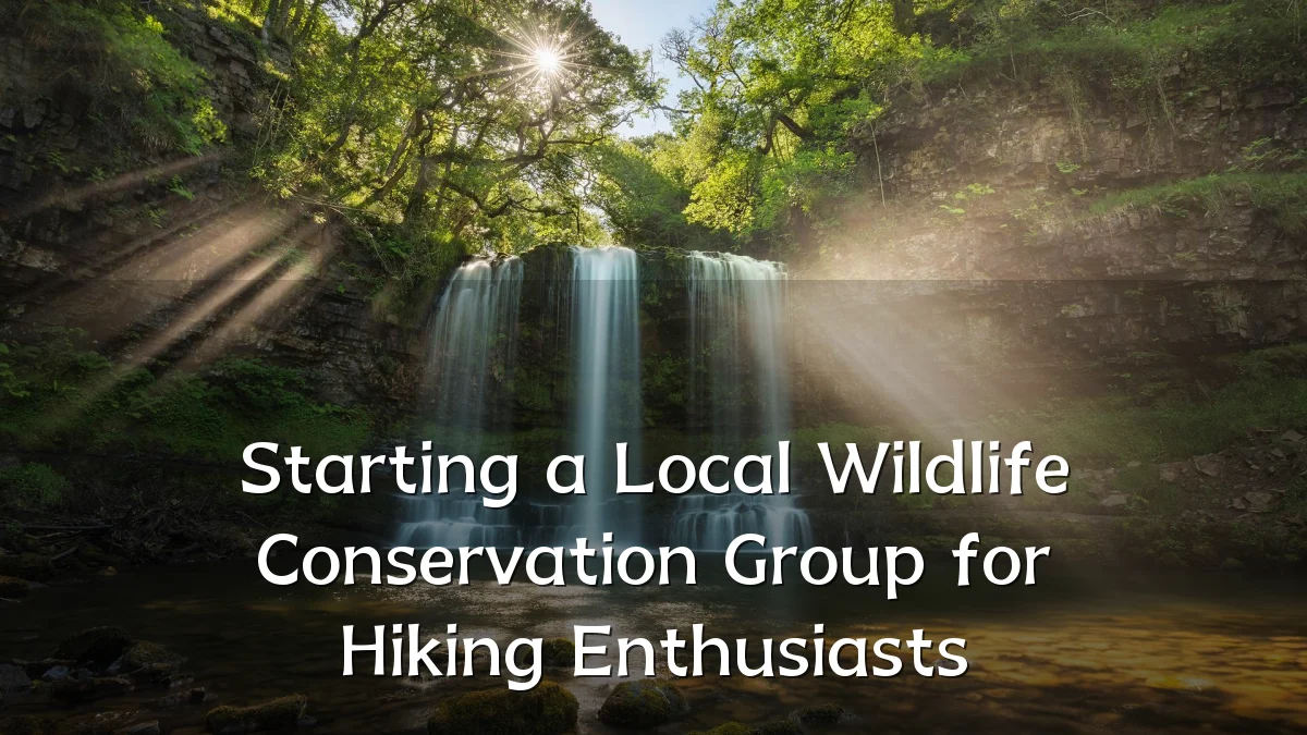Starting a Local Wildlife Conservation Group for Hiking Enthusiasts