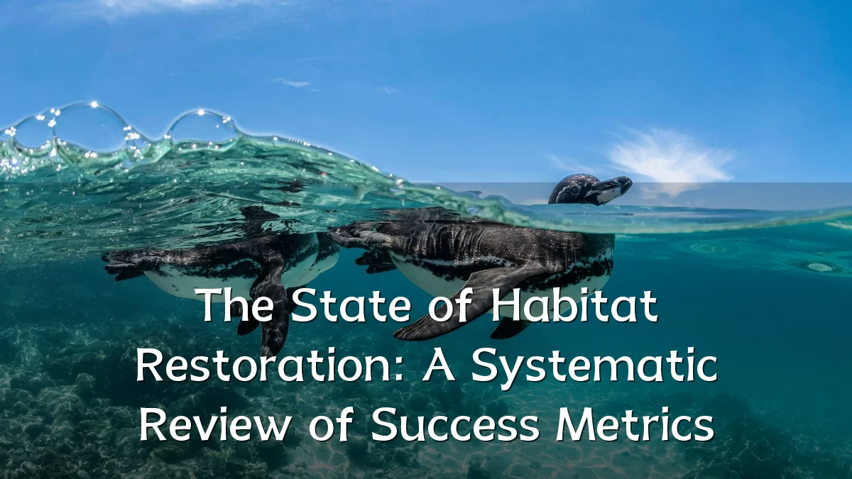 The State of Habitat Restoration: A Systematic Review of Success Metrics