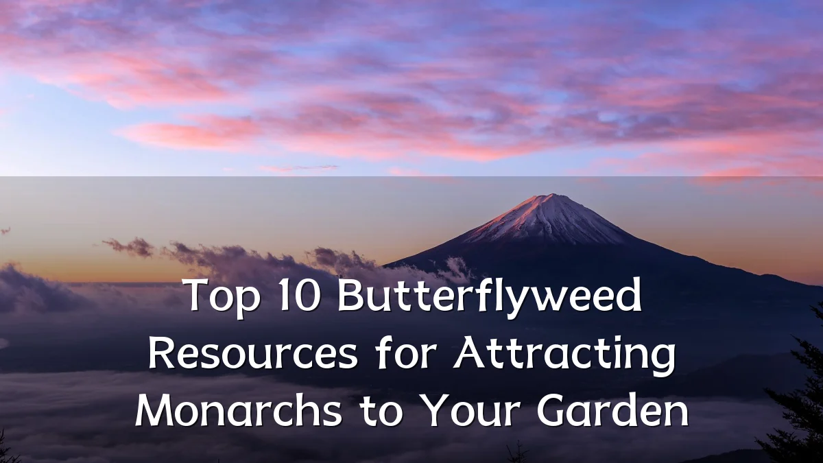 Top 10 Butterflyweed Resources for Attracting Monarchs to Your Garden