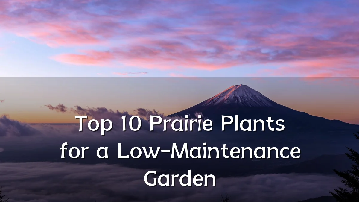 Top 10 Prairie Plants for a Low-Maintenance Garden