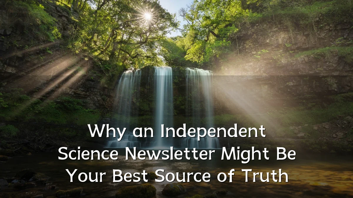 Why an Independent Science Newsletter Might Be Your Best Source of Truth