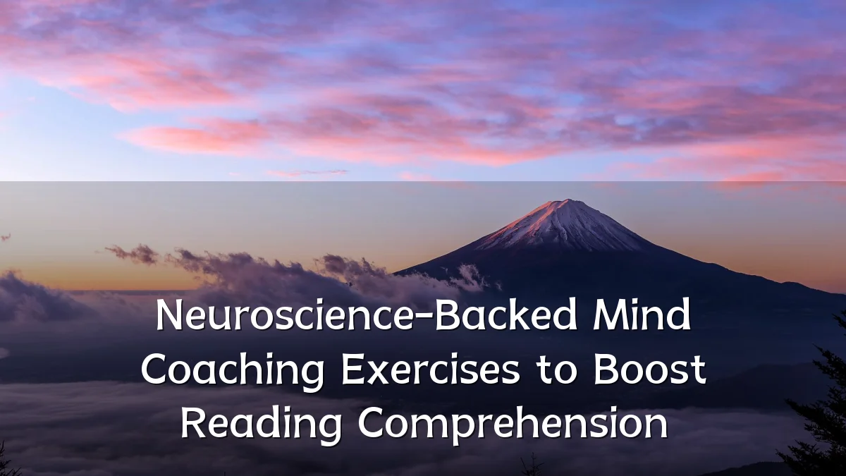 Neuroscience-Backed Mind Coaching Exercises to Boost Reading Comprehension